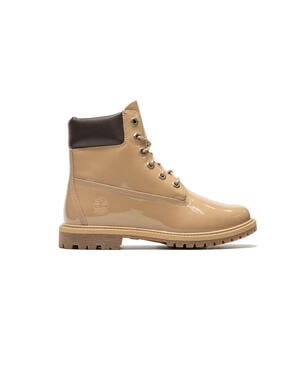 Timberland ベージュ Timberland WMNS Premium 6 INCH LACE UP WATERPROOF BOOT